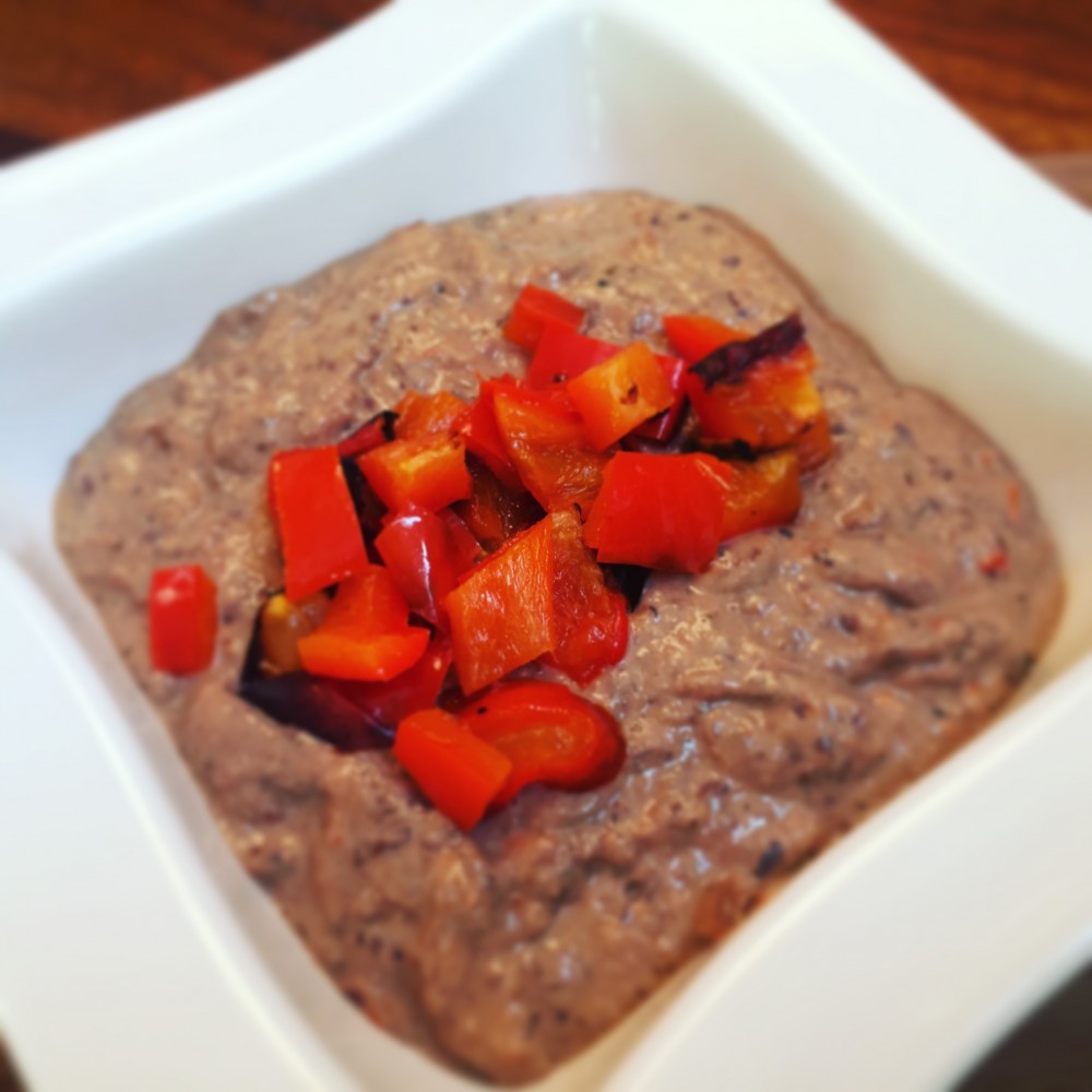Game Day Tips & Roasted Pepper Black Bean Dip Gina Aliotti Fitness