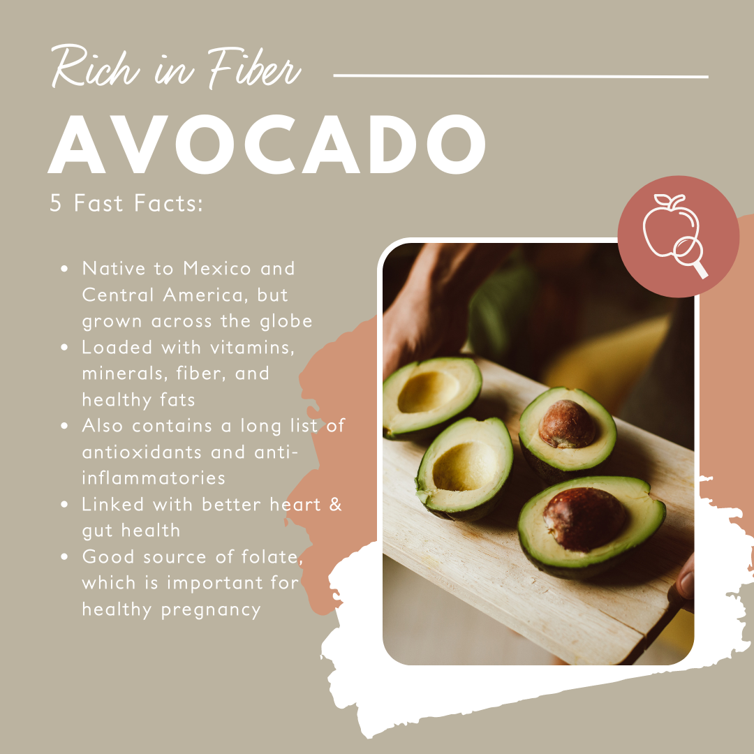 Fiber Rich Foods - Avocado