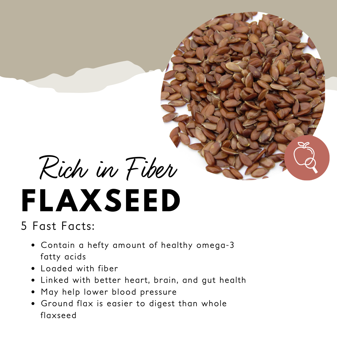 Fiber Rich Foods - Flax Seed