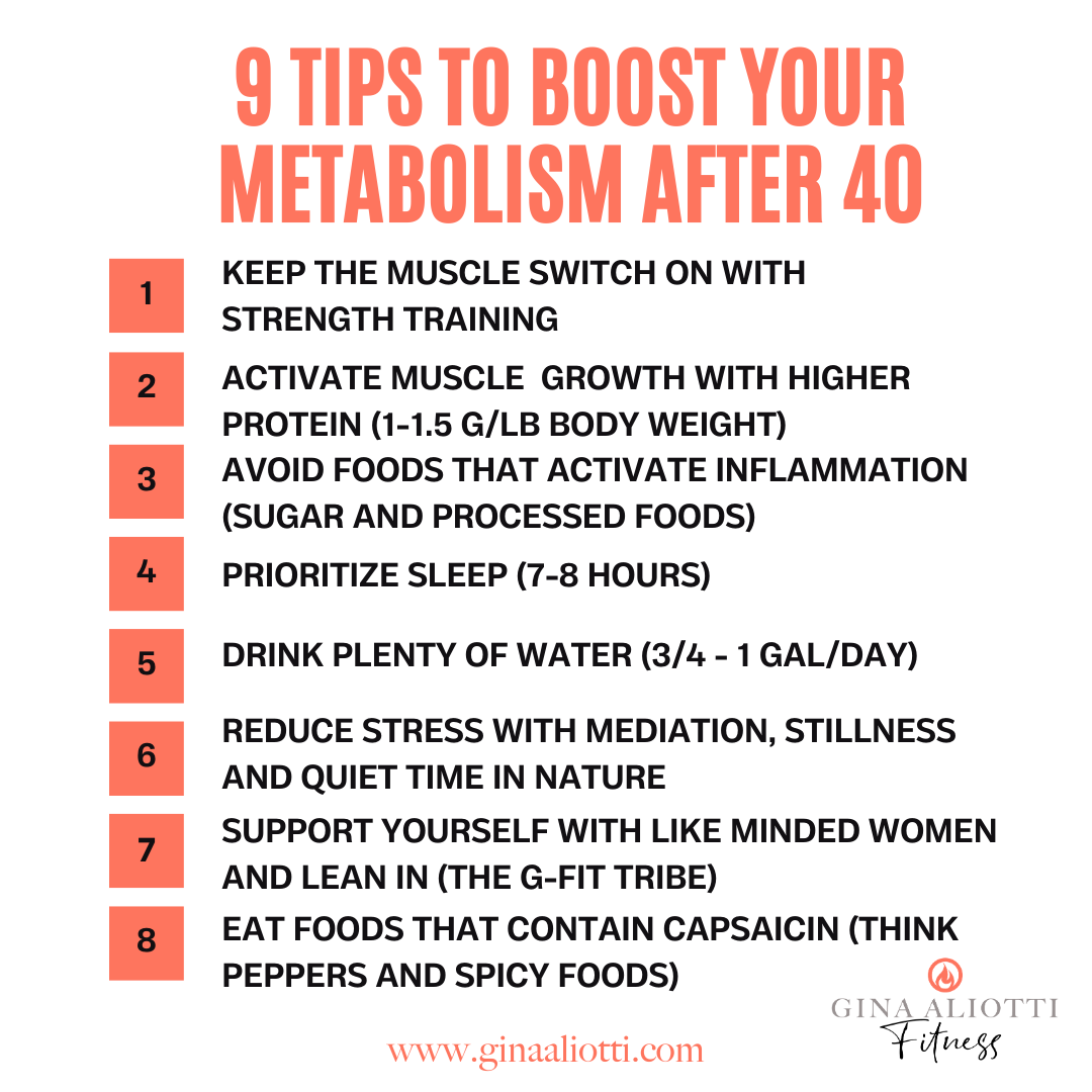 Best tips to boost your metabolism over 40