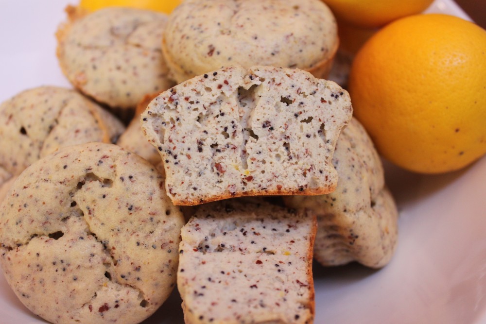 Gluten Free Lemon Poppyseed Muffins